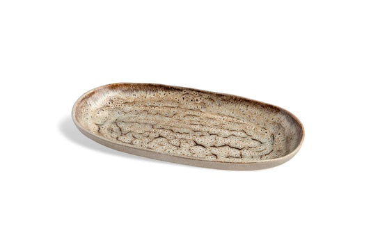 Carmel Ceramica "Truffle" Oval Tray