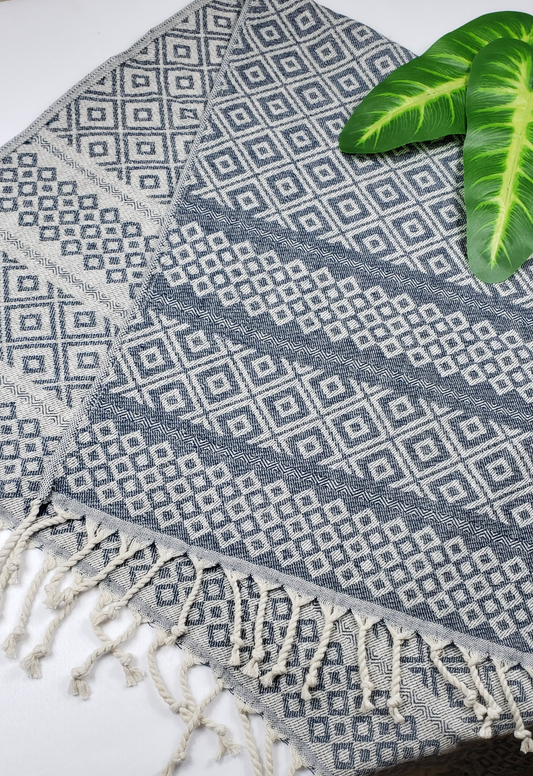 Turkish Towels -Jacquard -100% Cotton- Medium Weight