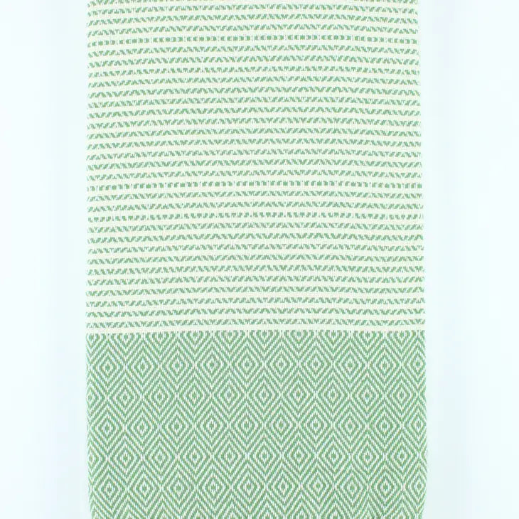 Premium Turkish Striped Diamond Pattern Towel
