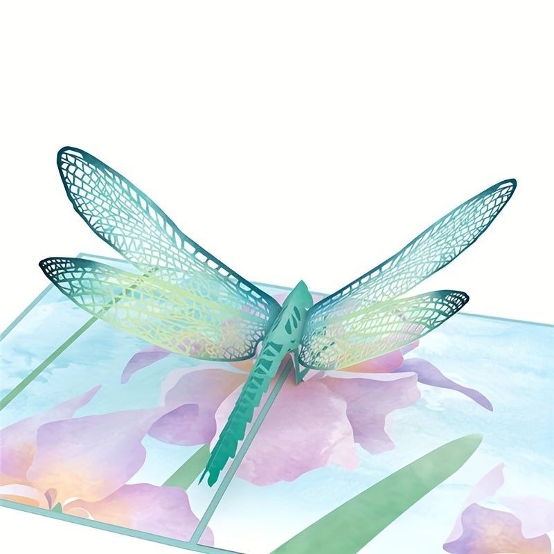 Mother's Day Dragonfly Greeting Card Student Stationery