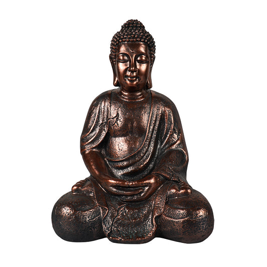 16" Zen Buddha Indoor Outdoor Statue