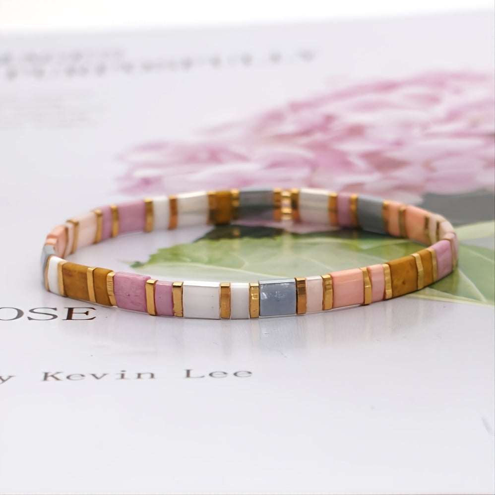 Tila Seed Bead Multicolor Bracelet