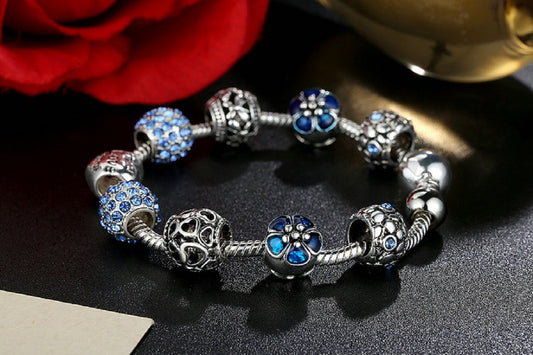 Love Beads Charms Bracelet