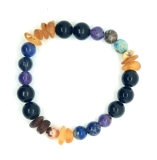 EMF 5G Protection Bracelets Immune Support Chakra Healing Calming Crystals