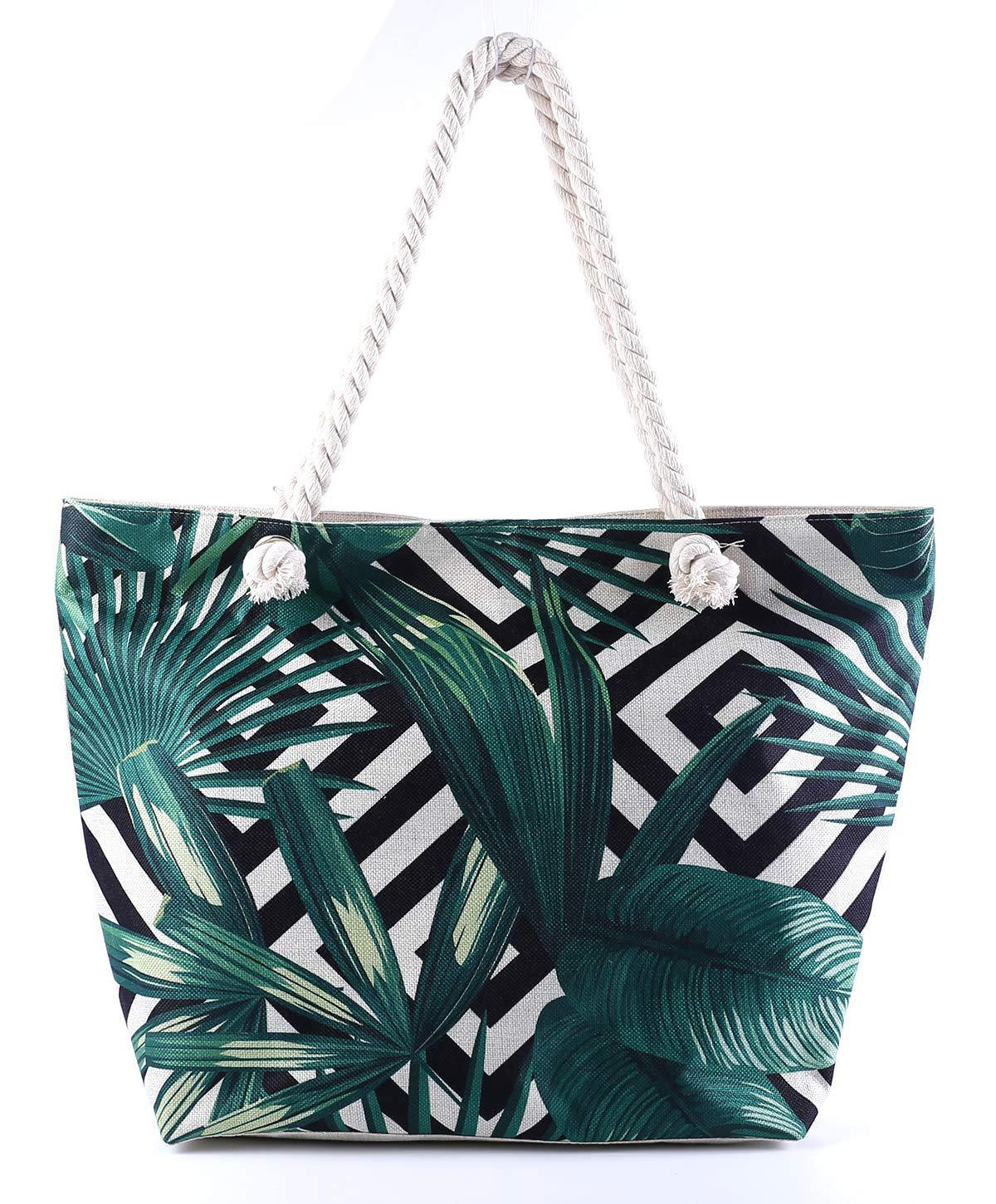 Summer Bag Bohemian Multifunctional Waterproof Beach Bag Swimsuit Storage Wash Bag Portable Women's Tote Bag With Zipper