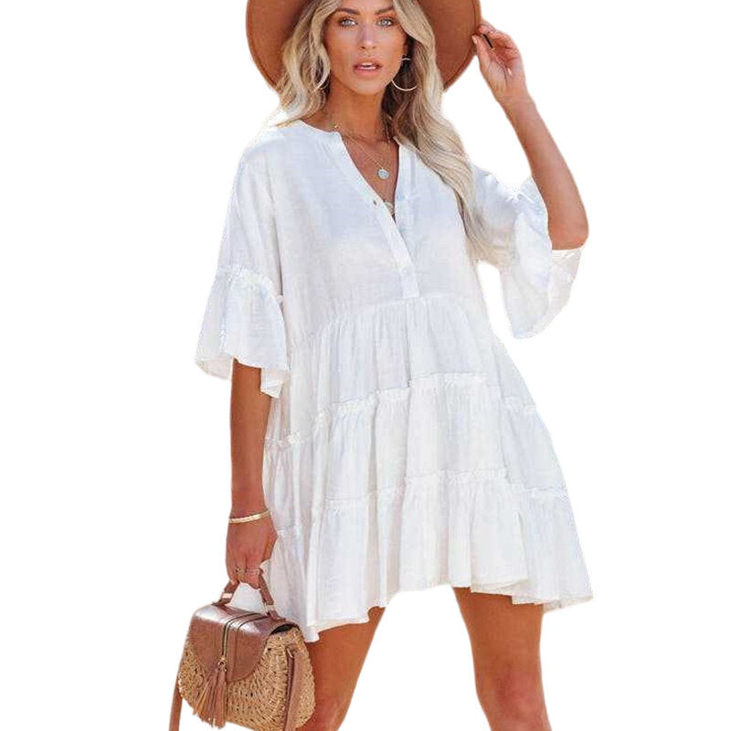 Loose Swimsuit Cover Ups - Beach Shirt