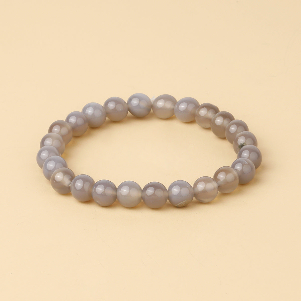 8mm Natural Gemstone Beaded Bracelets