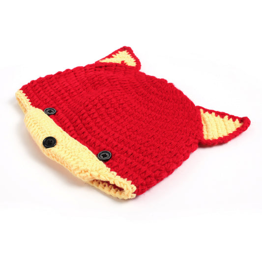 Handmade Baby Wool Fox Hat