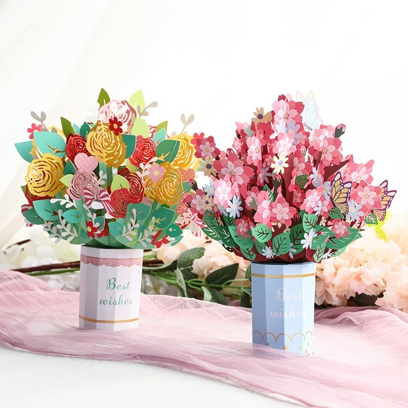 Mother's Day 3D Bouquet Greeting Card
