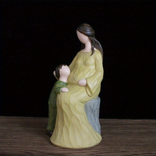 1pc Mother And Child Statue