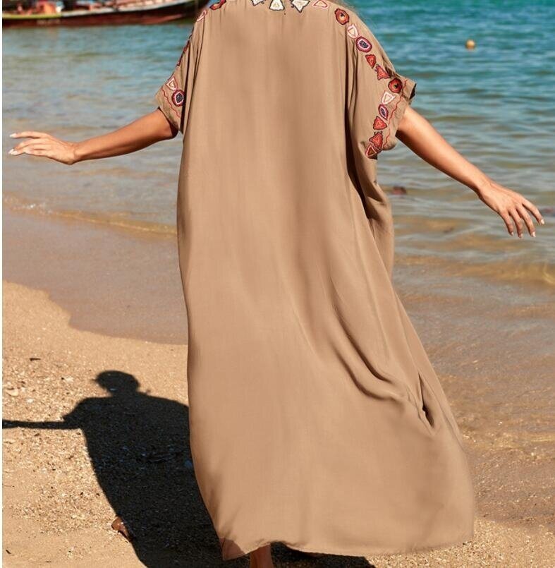 Long Cardigans Boho Floral Beach Cover Up