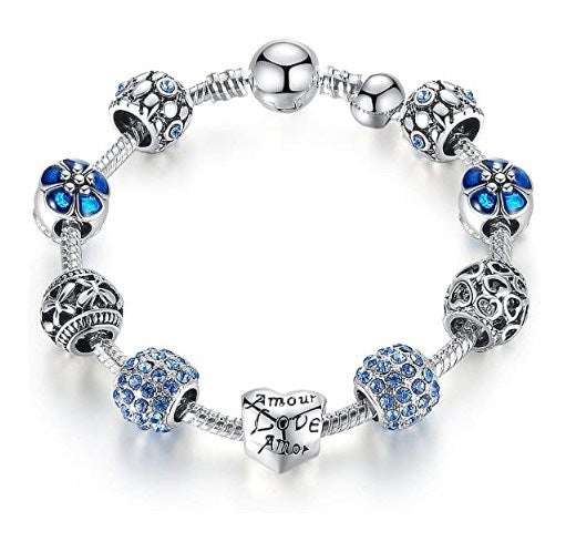 Love Beads Charms Bracelet