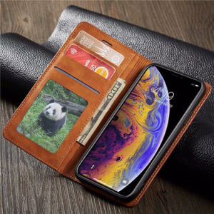 Leather Flip Wallet Card Holder Magnetic Case For iPhones X to iPhone 14 Series