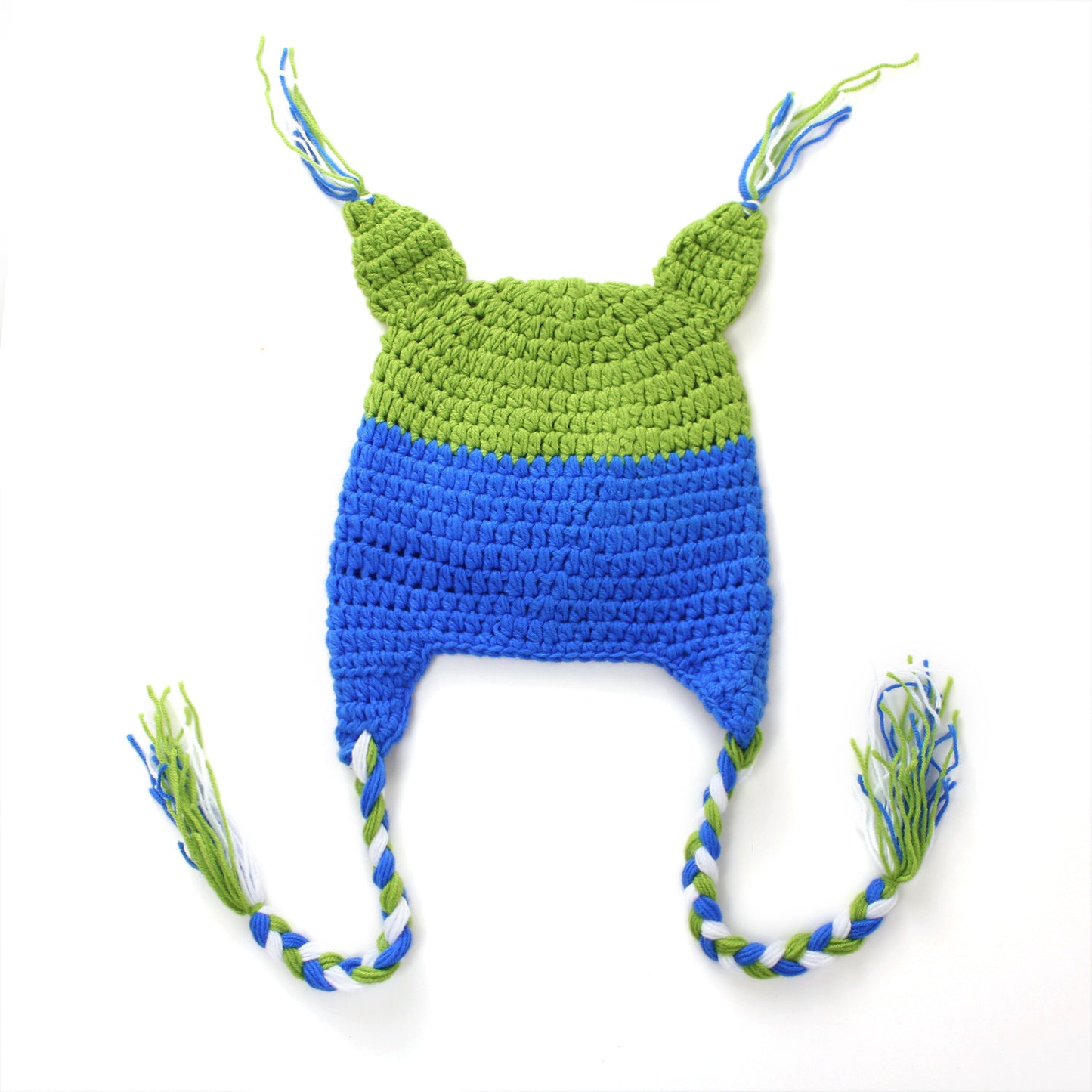 Hand-Knit Owl Wool Hat - Newborn