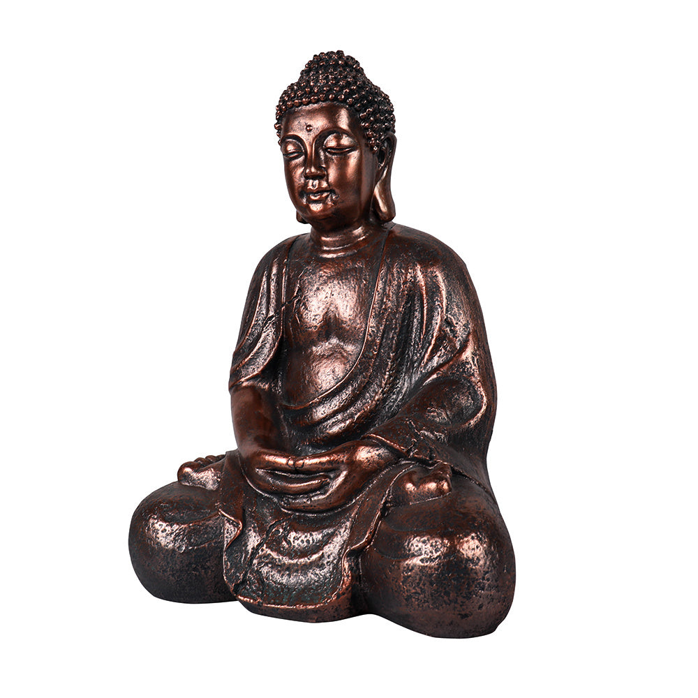 16" Zen Buddha Indoor Outdoor Statue