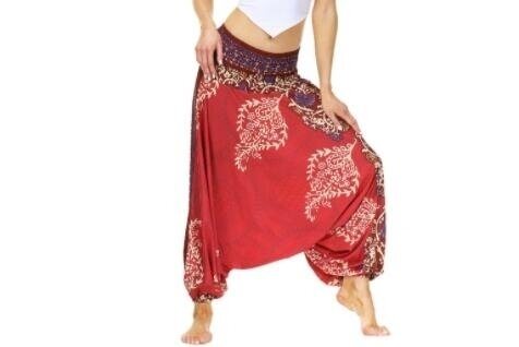 Flowy Boho Harem Pants - One Size Fits Most