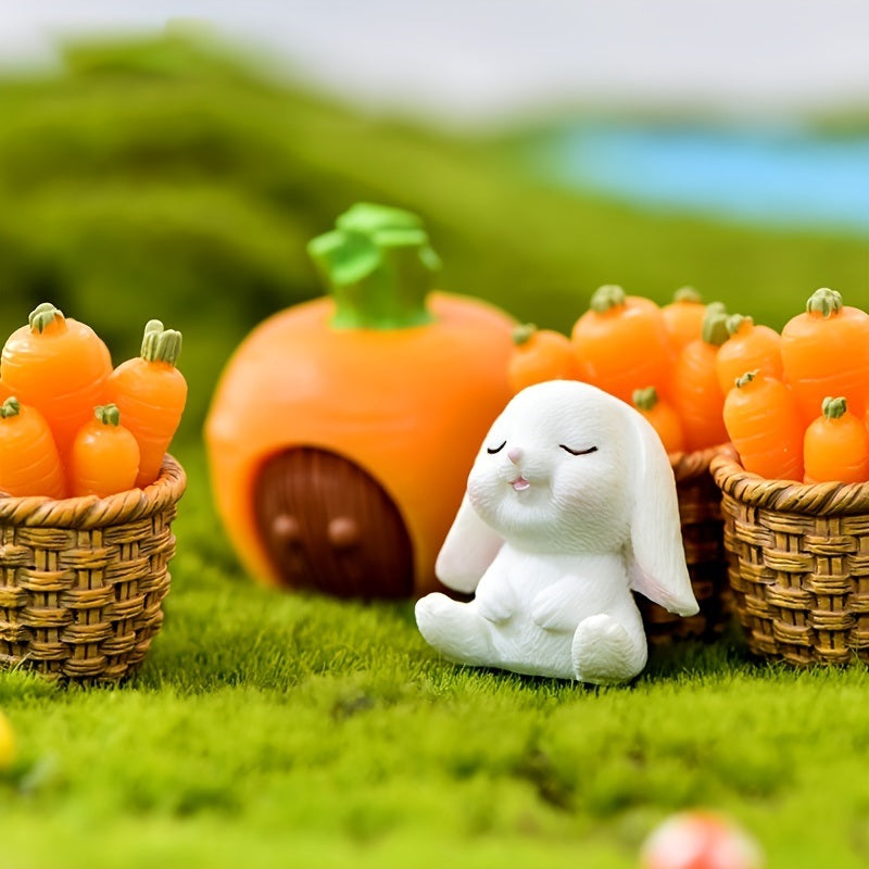 4pcs Little White Rabbit Table Decoration