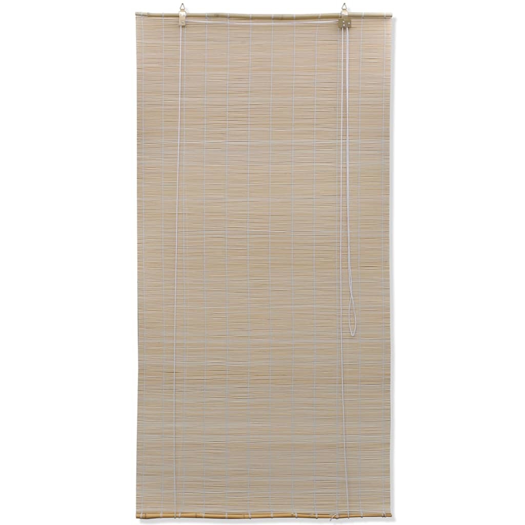 Natural Bamboo Roller Blinds 39.4" x 63"