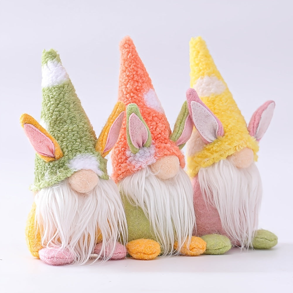 Easter Bunny Gnome Plush Doll Figure