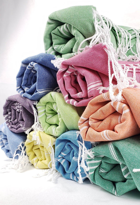 Turkish Towels - Sand-Free - 100% Cotton **Assorted Colors**