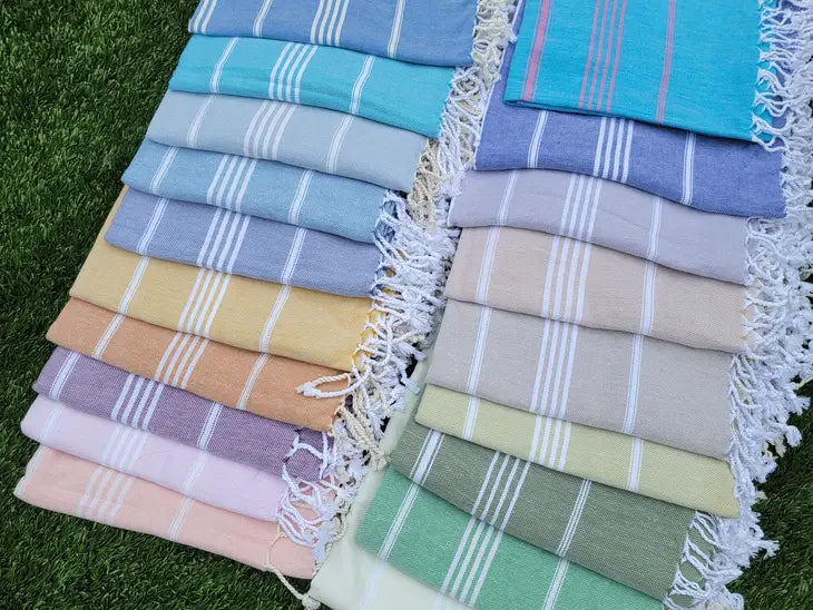 Turkish Towels - Sand-Free - 100% Cotton **Assorted Colors**